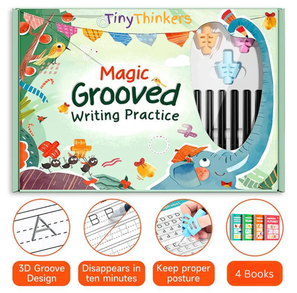 Magic Grooved Writing Practice